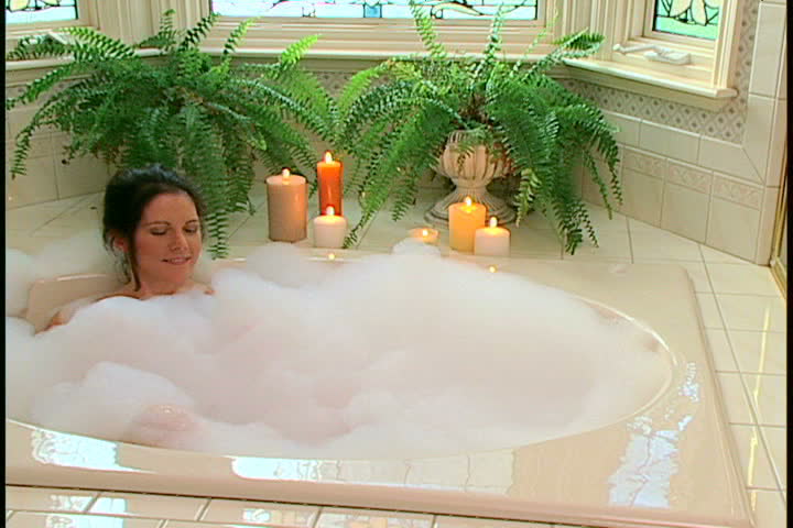 Woman In Bubble Bath Stock Footage Video 1098286 Shutterstock 3445