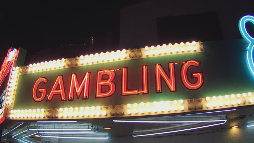 Casino light up sign