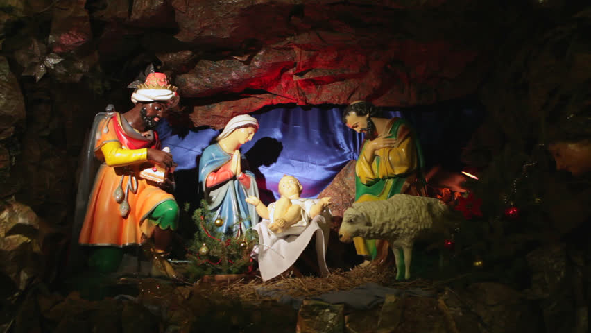 Christmas Nativity Scene Stock Footage Video 1150201 - Shutterstock