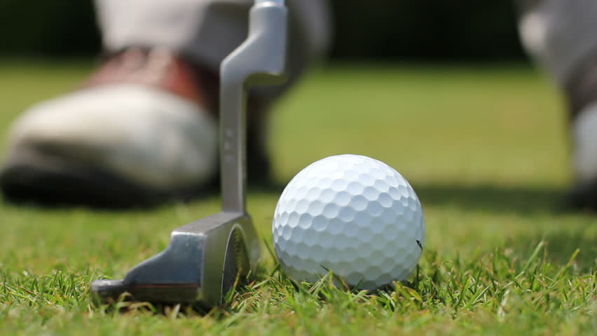 Golf Putt, Close Up Stock Footage Video 1208356 - Shutterstock