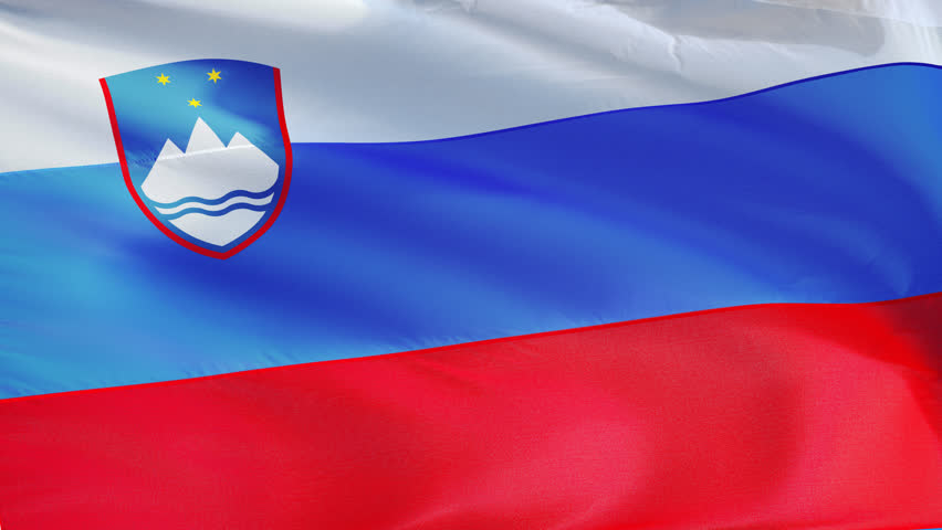 Slovenia Close Up Waving Flag - HD Loop Stock Footage Video 1185184 ...