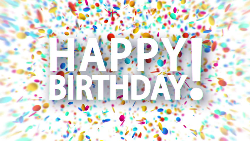 Happy Birthday, 3d Animation Stock Footage Video 3845606 - Shutterstock