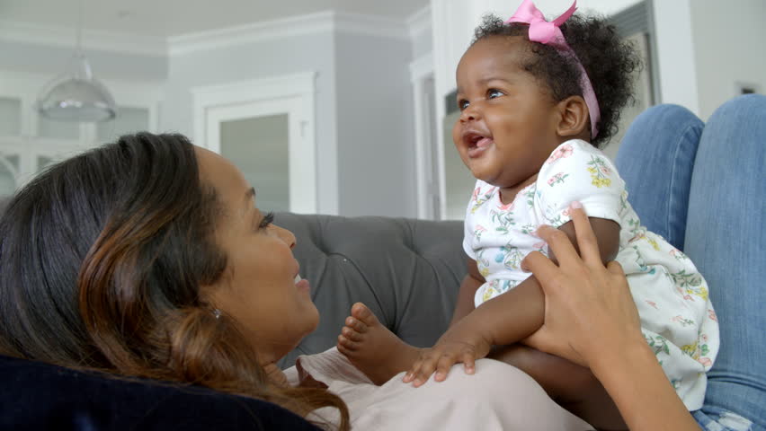 Asian Mother Breastfeeding Her Baby Stock Footage Video 8587414