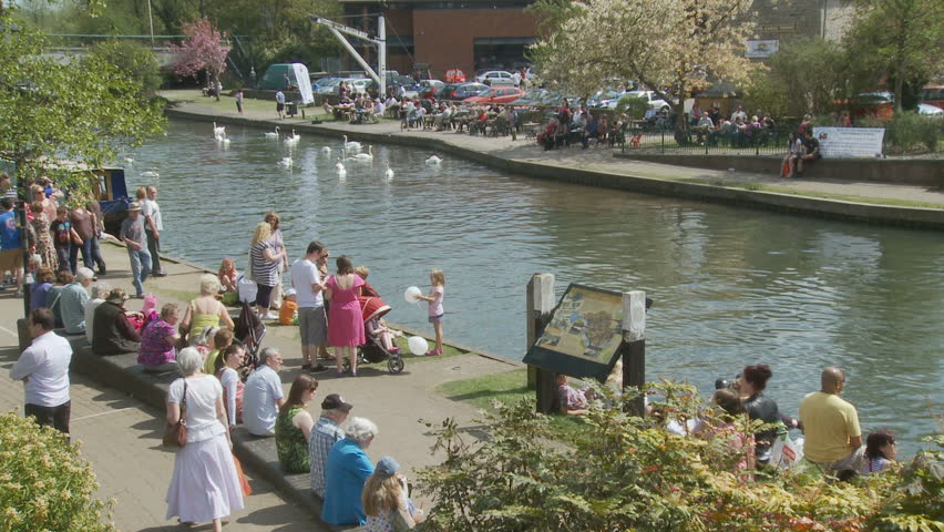 Newbury Round Table Footage Page 2 Stock Clips Newbury Round Table Stock Video Footage Berkshire Uk May 6 2017 Bank Holiday In United Kingdom Old