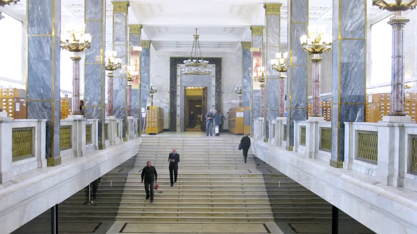 Russian State Library, Moscow. It Is The Largest In The Country And The ...
