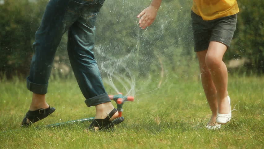 children water sprinkler