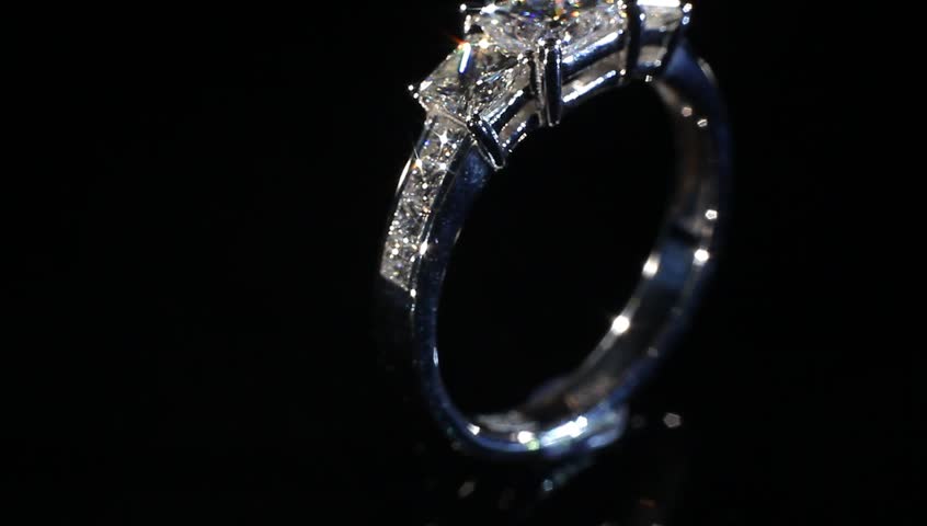 Silver engagement ring turning gold
