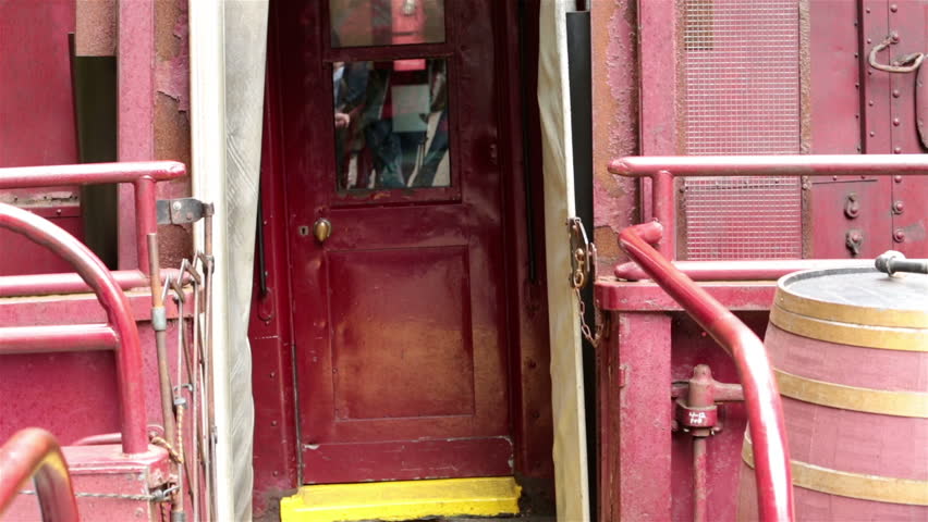 Historic VINTAGE Railroad Cars Passenger Compartment. Skunk Train From