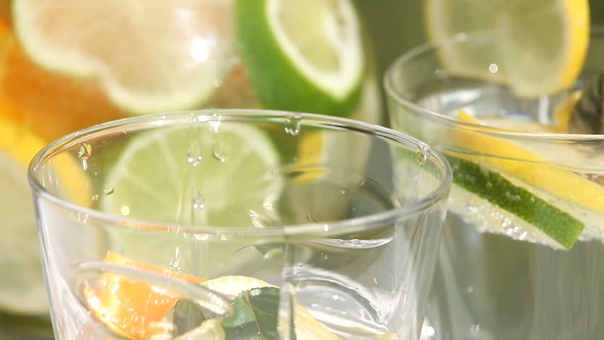 Man Slicing Lemons Outside Stock Footage video 2541032 - Shutterstock