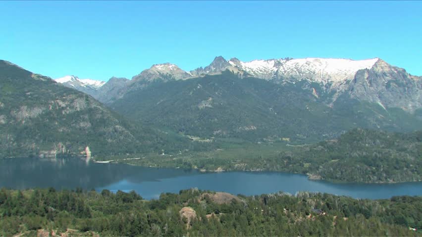 View Of Nahuel Huapi Lake Bariloche Argentina Stock Photo Alamy