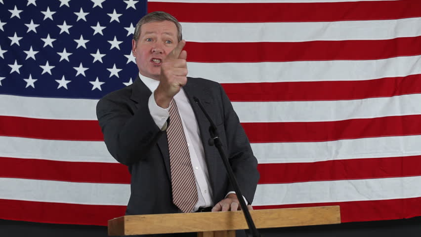 Political speech writing image