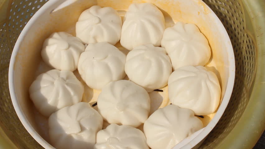 Dumplings On White Background Stock Footage Video 5076794 - Shutterstock