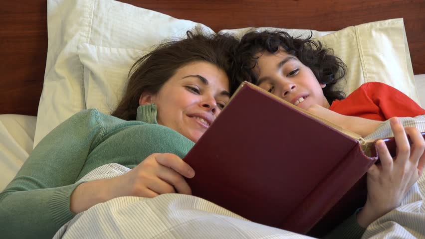Mother and son share a bed Mother and son share a bed