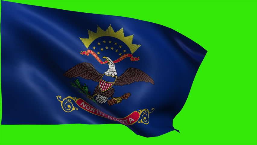 Flag Of North Dakota, ND, Bismarck, Fargo, November 2 1889, State Of