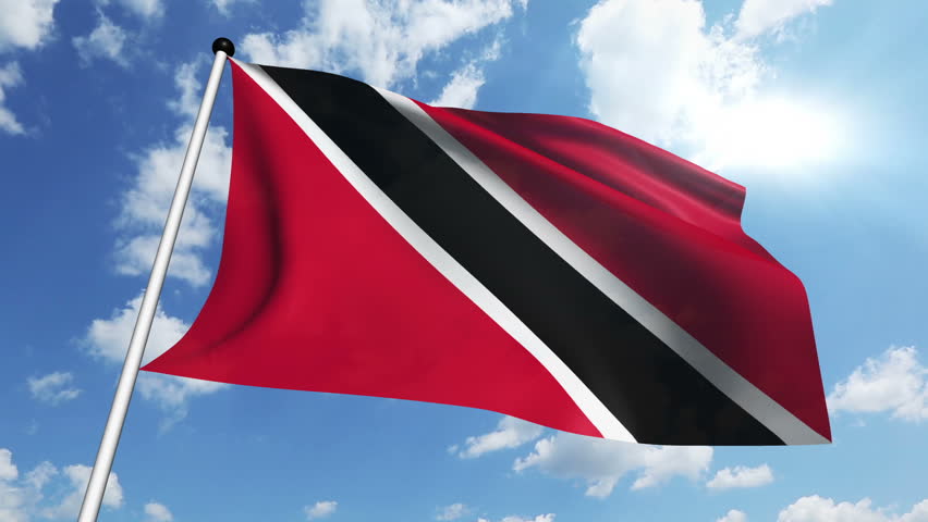 Hd 1080p Clip With A Slow Motion Waving Flag Of Trinidad And Tobago Seamless 12 Seconds Long 6790