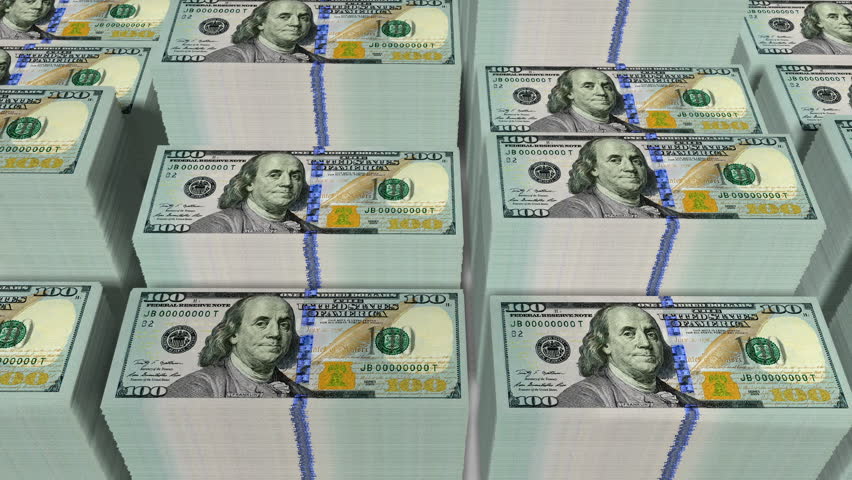 new-hundred-dollar-bills-stacks-of-millions-stock-footage-video