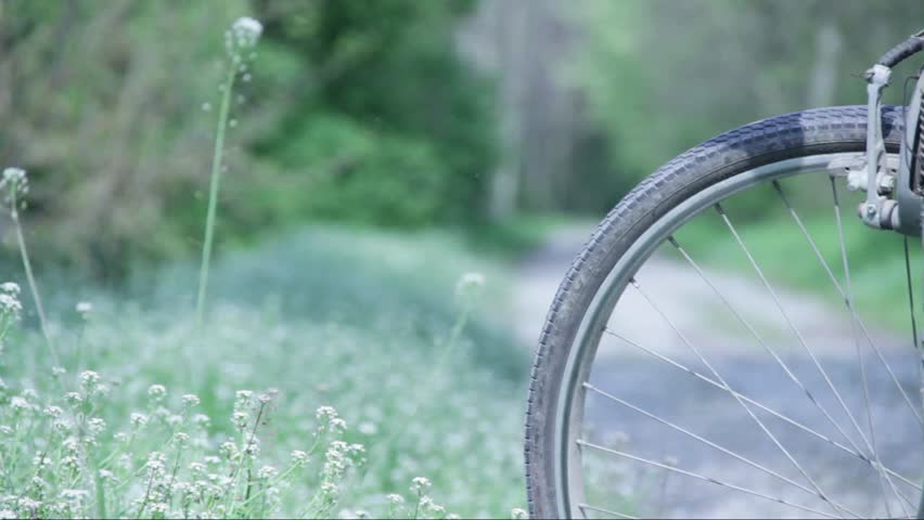 Bamboo And Shell Wind Chime Ing In The Breeze Stock Footage Mountain Bike On Wood Path Hd Stock Footage Clip