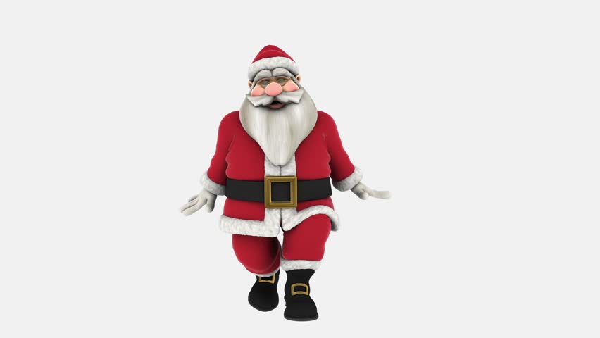 santa claus hip hop dancing waving and walking away from santa claus hip hop dancing waving and walking away from