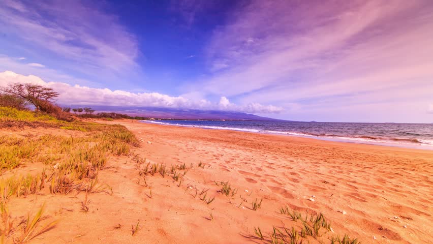 Maui, Hawaii. Time Lapse. Landscape Video. 4K, 3840*2160, High Bit Rate