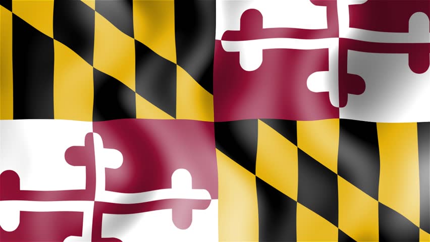 Maryland State Flag Waving Stock Footage Video 2767625 - Shutterstock