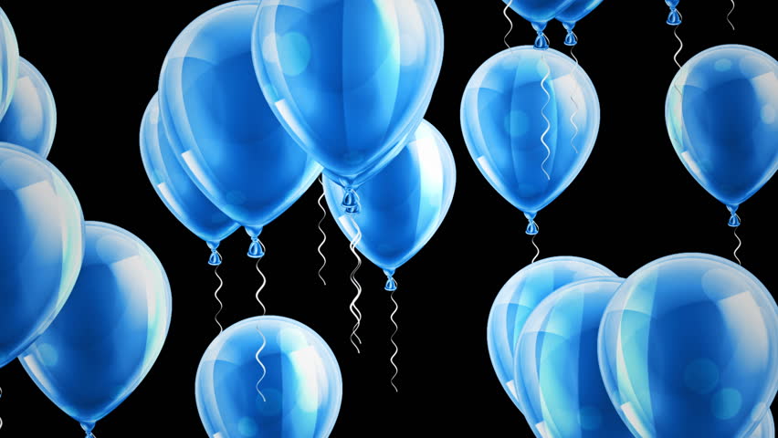 Image result for black and blue balloons