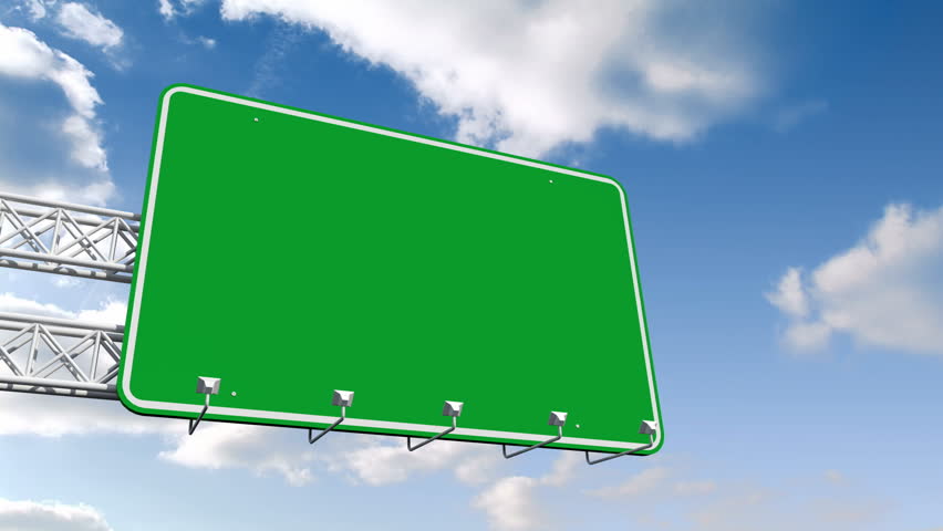 Blank Time Lapse Road Sign. Stock Footage Video 912952 - Shutterstock