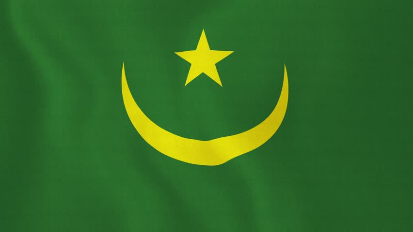 Mauritania Detail Of Waving Flag Stock Footage Video 781234 Shutterstock 2867