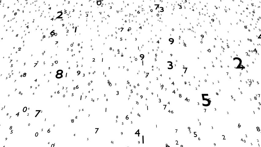 White Background With Falling Numbers | animated falling black color numbers from 0 to 9 on white White Background With Falling Numbers | animated falling black color numbers from 0 to 9 on white