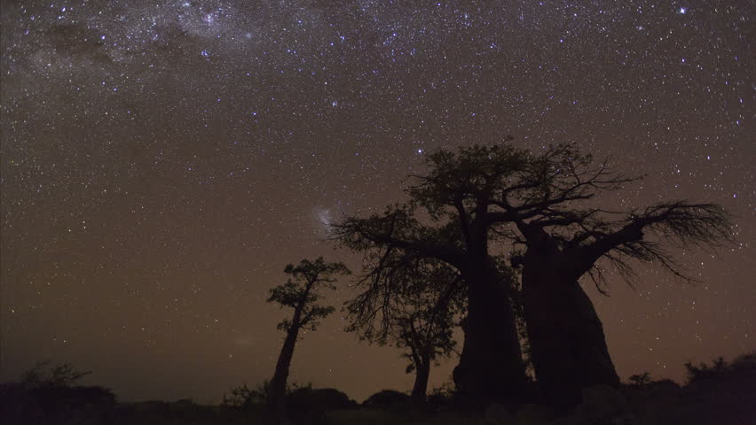 4K Star Time-lapse, Milky Way Galaxy Moving Across The Night Sky And ...