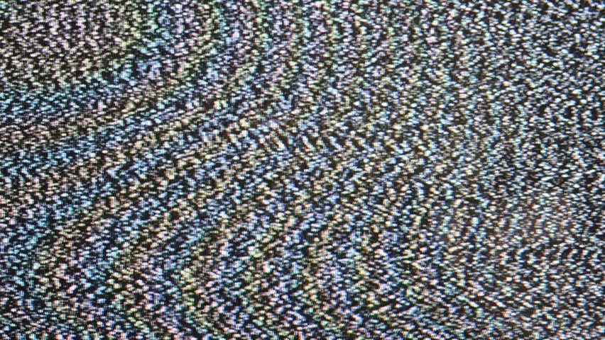 1920x1080 Hidef, Hdv - Noise On TV Screen, Black And White Stock