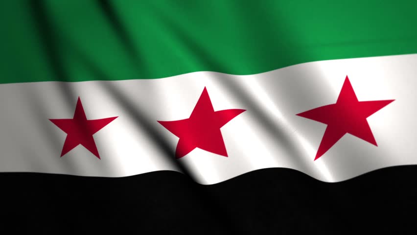 Syrian Flag HD. Looped. Stock Footage Video 1821593 - Shutterstock