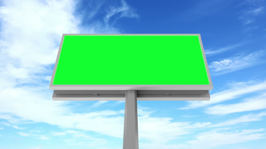 Blank Sign With Timelapse Clouds Stock Footage Video 1296991 - Shutterstock