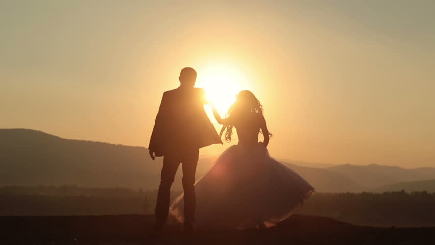 Dancing Couple Silhouette Stock Footage Video - Shutterstock