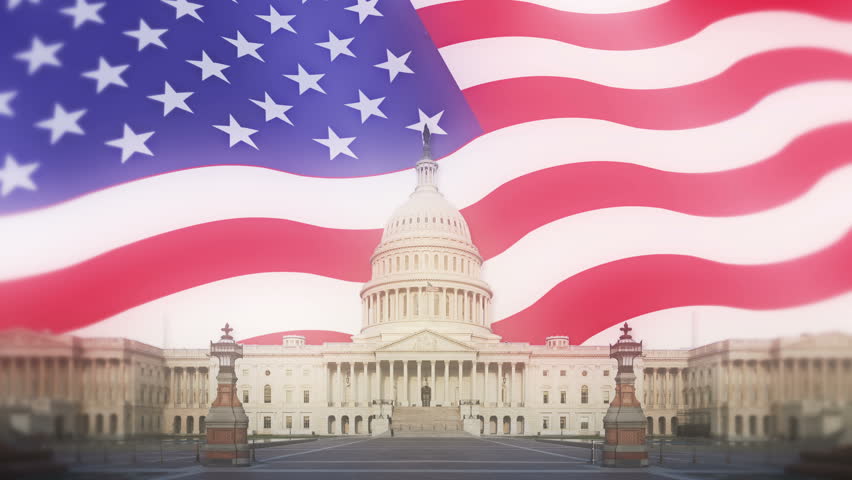 US Capitol, American Flag & Constitution Stock Footage Video 4587650 ...