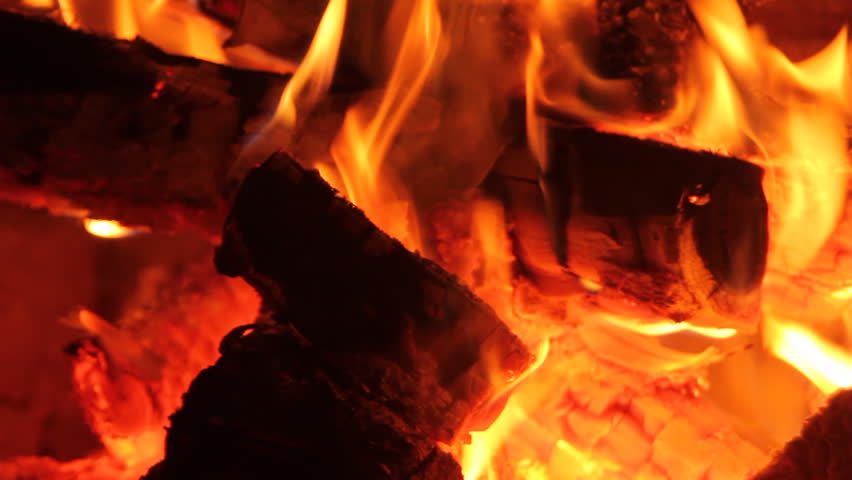 Forging A Fire For Heating Metal, Slow Motion Stock Footage Video ...