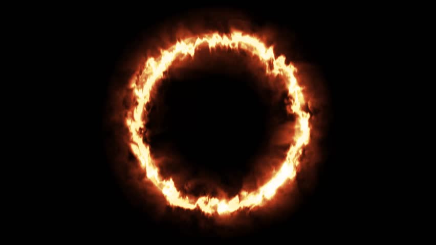 Fire Ring Flame Circle 4k Animation Stock Footage Video 16142038 ...