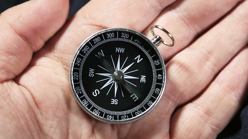 Compass Magnetic North Lost (HD). Compass Specially Rigged To Show ...