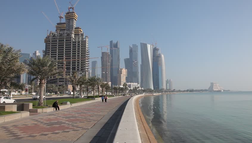 Corniche In Doha, Qatar Stock Footage Video 1931938 - Shutterstock