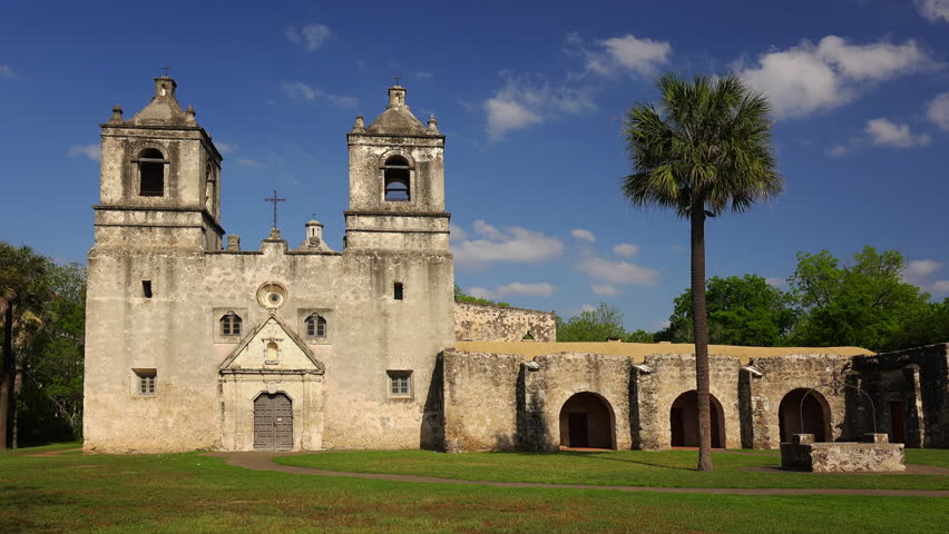 Video Of Mission San Jose San Antonio Texas. Built By Spanish ...