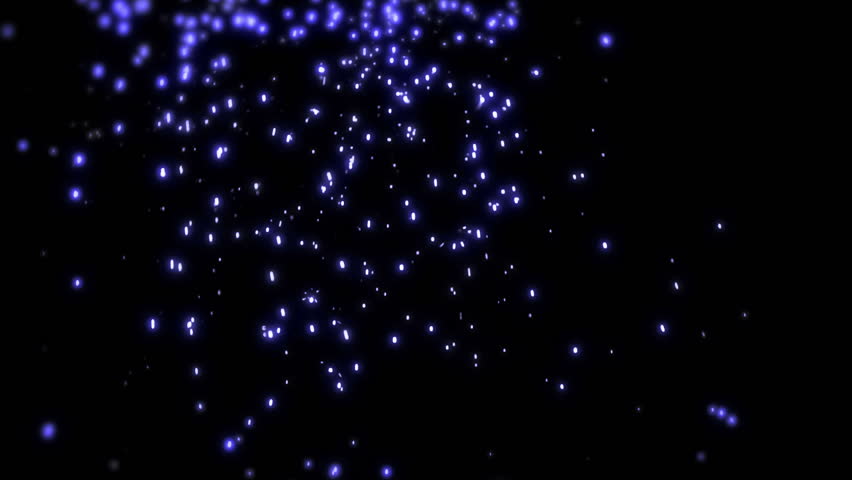 Falling Purple Sparkles Against Black Background Stock Footage Video ...