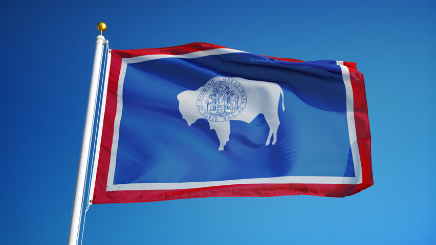 Wyoming State Flag Waving Stock Footage Video 2767577 - Shutterstock