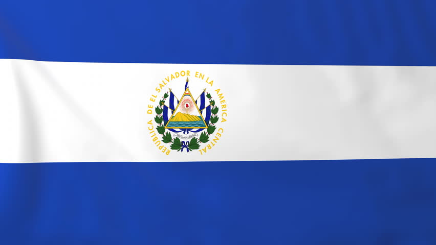 El Salvador 3D Flag - HD Loop Stock Footage Video 1257409 - Shutterstock