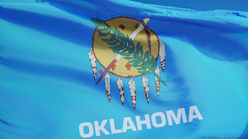 Oklahoma State Flag Waving Stock Footage Video 2767583 - Shutterstock