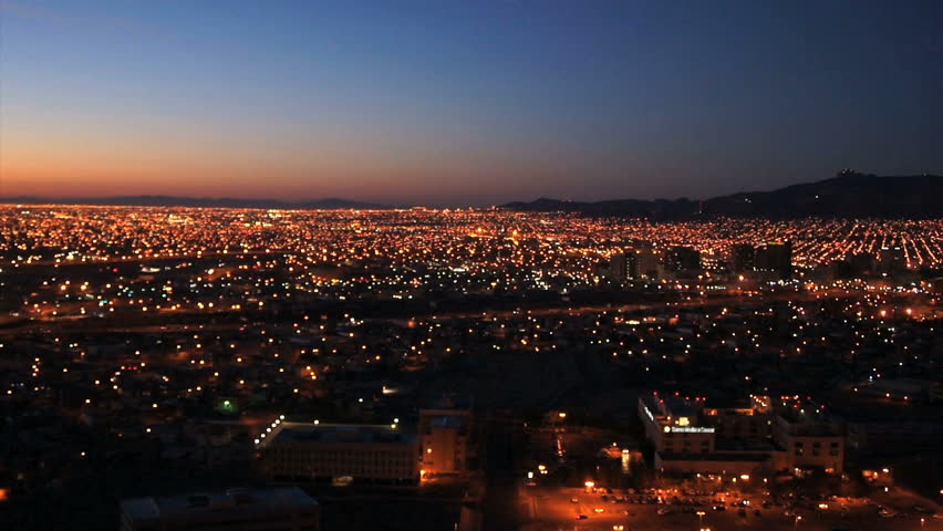 Time Lapse Of El Paso At Night Stock Footage Video 5526563 - Shutterstock