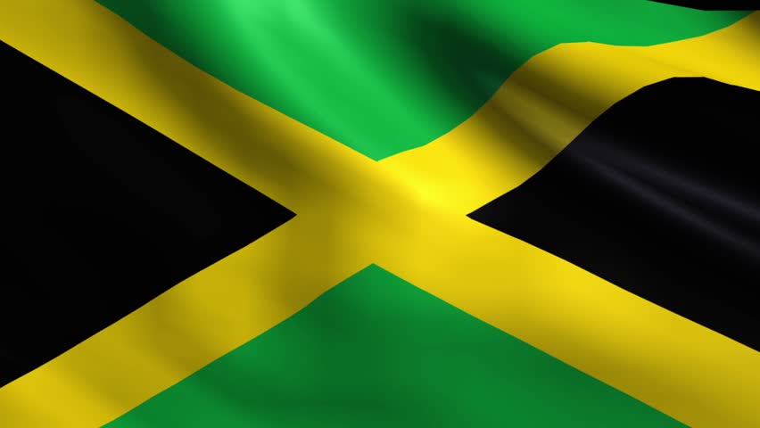 Flag Of Jamaica Background Seamless Loop Animation Stock Footage Video ...