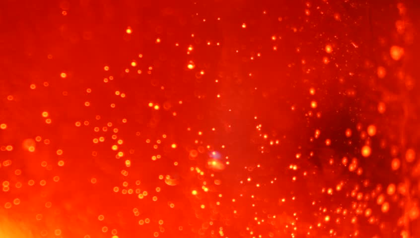 Abstract Background - Slow Moving Red Lava-like Particles In Water ...