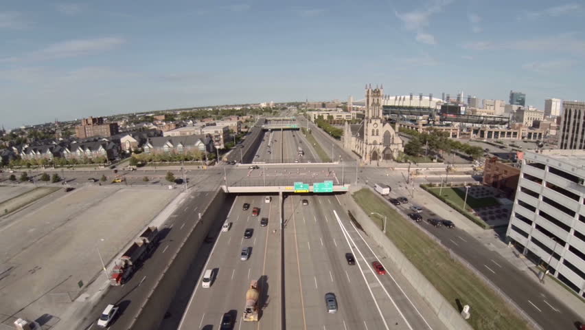 Time-lapse Of Detroit Highway Stock Footage Video 1413523 - Shutterstock