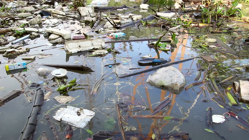 Consequences Of Urban Water Pollution Stock Footage Video 7856677 ...