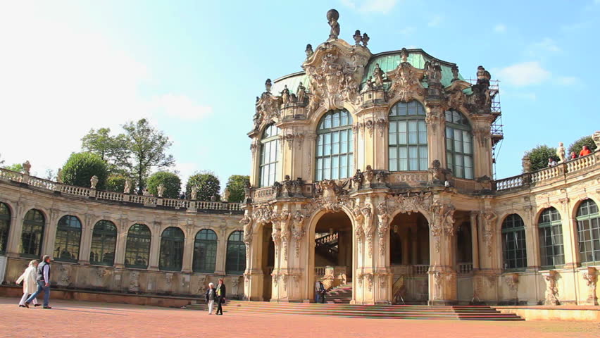 DRESDEN, GERMANY - OCTOBER 14, 2014 - German Rococo Architecture Royal ...