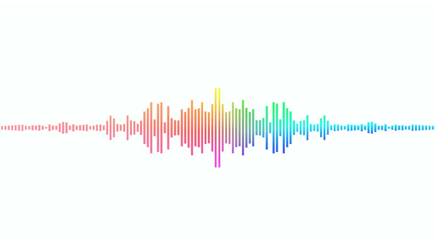 Clip Of Computer Generated Equalizer Bars In Waveform Audio Spectrum ...